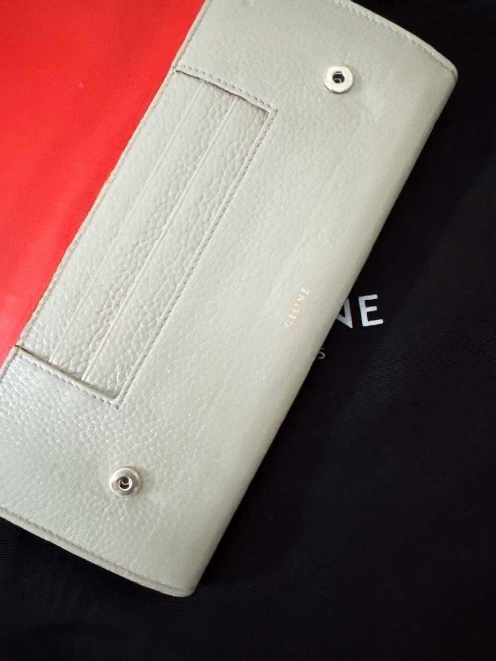 Authentic Celine Large Flap Multifunction Wallet Made In Italy S-F6-3174 - Picture 7 of 11